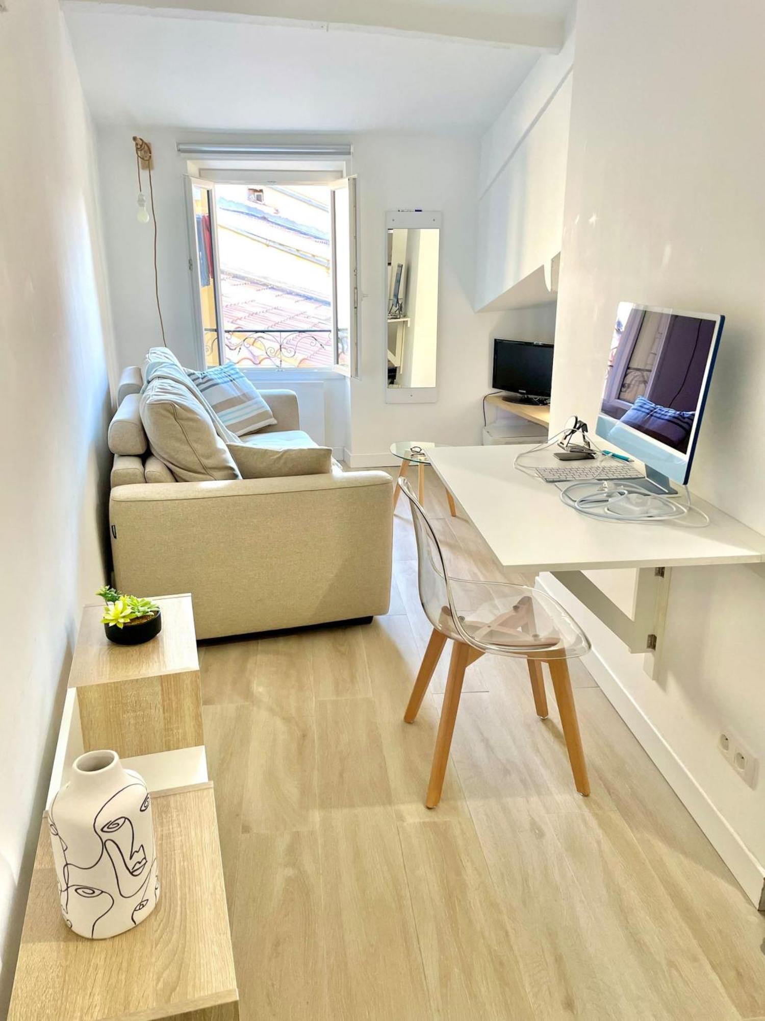 "Charmant Studio Moderne" Centre, Proche Plage Menton Exterior photo